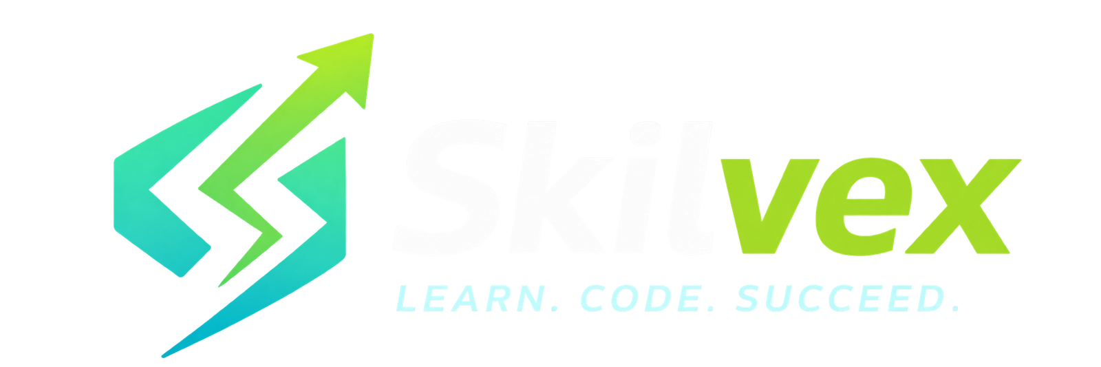 شعار منصة Skillvex - Learn. Code. Succeed.